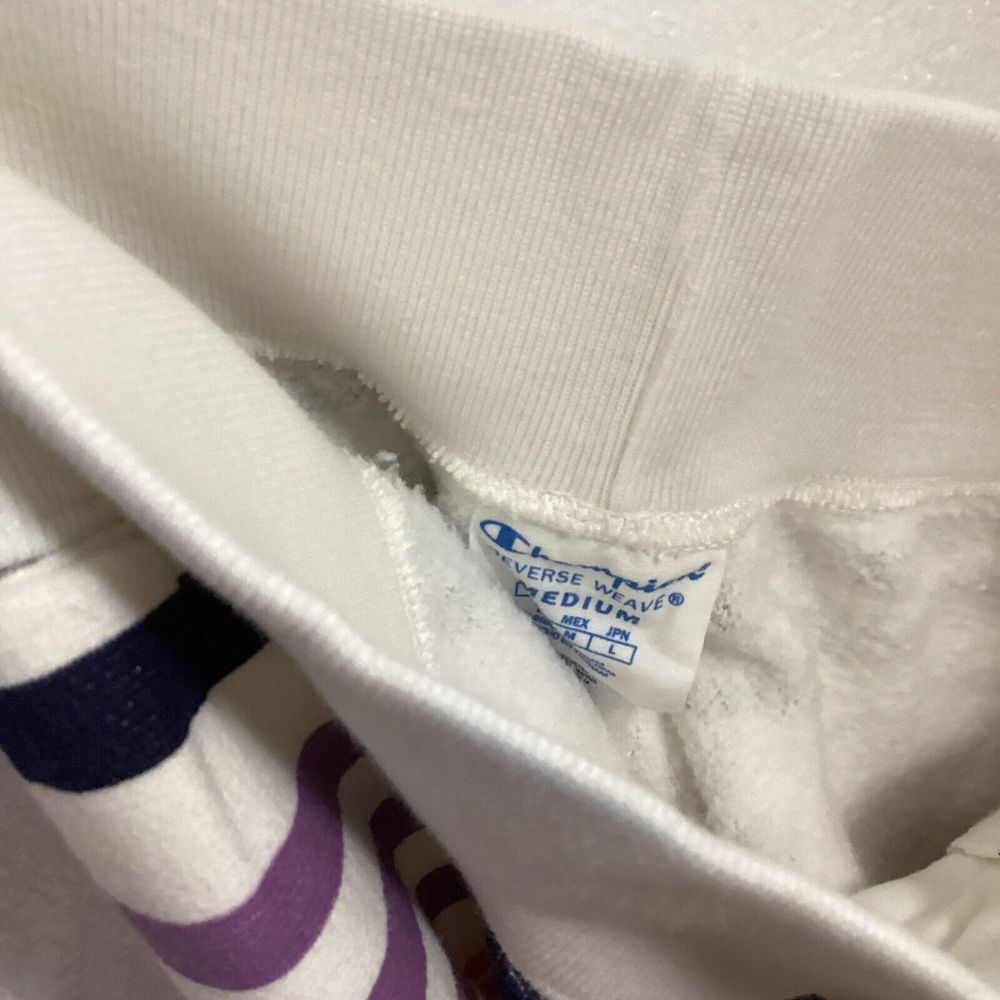 Champion Women M Reverse Weave Striped Sweatshirt & Pants 58935 - Picture 7 of 8